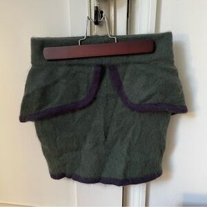 Opening Ceremony mohair mini skirt
